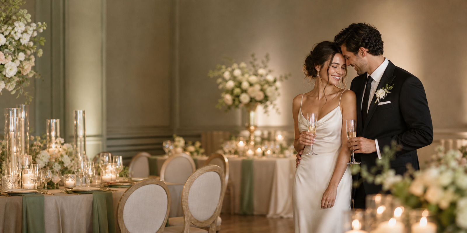 Wedding and romance event inspiration for engagement parties, showers, receptions, and vow renewals at MeetUps Event Center